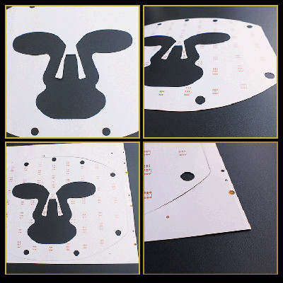 red and blue light beauty mask PCB fabrication