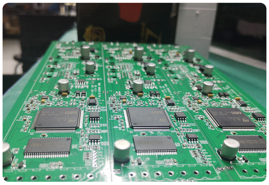 Finished board after all components are soldered and mounted on the PCB