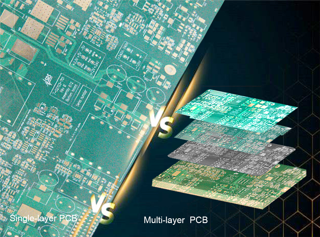 The Difference Between PCB Multi-layer Board and Single-layer PCB