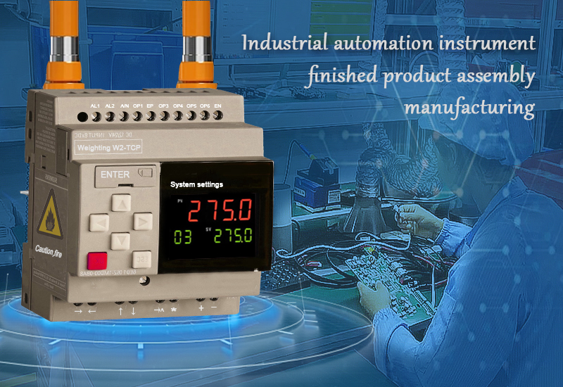Industrial automation instrument finished product assembly manufacturing