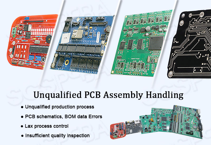 Correct handling defective PCBA board