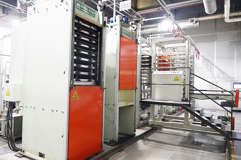PCB assembly pressing area